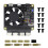 Placa de ExpansãO de Gerenciamento de Energia X735 V3.0 para RaspberryPi 4B X825 NAS 2,5 Polegadas  Disco RíGido SSD Placa de ExpansãO de Energia 1