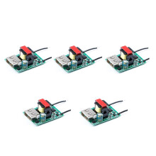 5 PeçAs Buck Conversor Estabilizador - MóDulo Abaixador 12V 24V 36V 48V 72V para 5V 1A USB Fonte de AlimentaçãO Isolada Galvânica