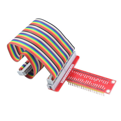 Para Raspberry Pi GPIO T-Type Expansion Board+40Pin Color Cable 4B/3B+/ZERO/W 1