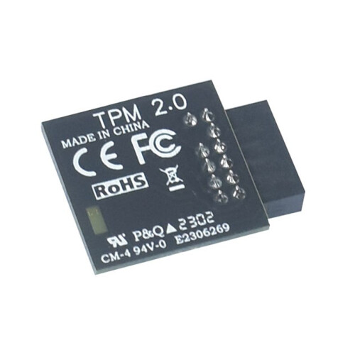 TPM 2.0 Encryption Security Module TPM MS-44462-SPI 12 Pin SPI TPM2.0 Security Module for MSI Motherboard 2