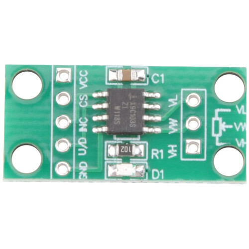 X9C103S Digital Potentiometer Module 100K 100Th Order Digital Potentiometer Circuit 2