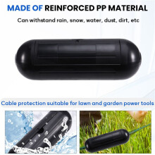 2PCS Extension Cable Plug Connection Protective Cover, Waterproof Indoor Outdoor,String Christmas Lights Cover Black