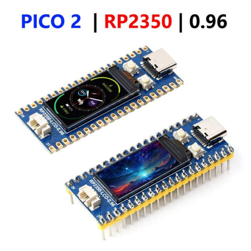 For Raspberry Pi  2 RP2350 Development Board with 0.96in IPS LCD Display RP2350A Compatible with Raspberry Pi  A 1