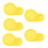 5Pcs LCD Display Waterproof Dashboard Scratch Protector Cover for  M4 Kaboo Electric Scooter Yellow 1