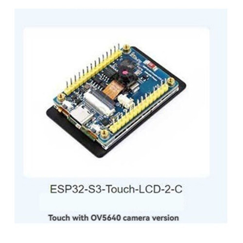 Waveshare ESP32-S3 Development Board with 2-Inch Display OV5640-5MP Camera QMI8658 Sensor for  A