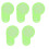 5Pcs LCD Display Waterproof Dashboard Scratch Protector Cover for  M4 Kaboo Electric Scooter Green 2
