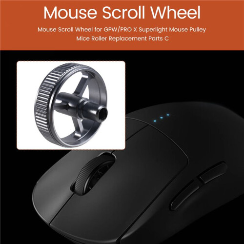 Mouse Scroll Wheel for  GPW/PRO X Superlight Mouse Pulley Mice Roller Replacement Parts C 1