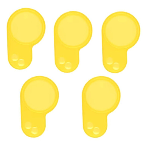5Pcs LCD Display Waterproof Dashboard Scratch Protector Cover for  M4 Kaboo Electric Scooter Yellow 1