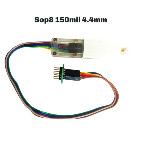 1Pcs Sop8 Chip Download Burn Write Probe Spring Needle Flash Eeprom Chip Burner Cable,Sop8 150mil 4.4mm 2