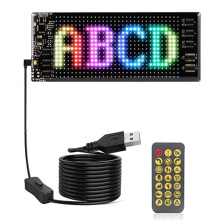 Led Matrix Display Autopaneel Flexibele Pixel Programmeerbare Scrollende Reclame DIY Animatie Tekst Matrix Paneel RGB 16x32