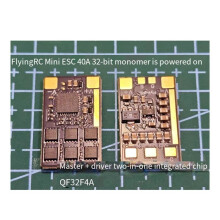 AM32 ESC 40A 32-Bit Elektronischer Geschwindigkeitsregler 6-30 V, 2-6S-Unterstützung, Sinuswellen-Start für FPV-Drohne und RC-Auto