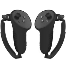1 Par de Fundas de Silicona para Joystick, Antideslizantes, con Correa Ajustable y Anticaídas para Meta Quest 3 VR C.