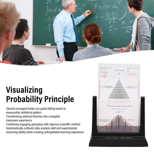 Probability Demonstrator Normal Distribution Model with 2800 Metal Beads, Interactive Classroom Statistics Teaching Aid 2