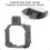 Pièces de Montage pour Support de Caméra de Sport pour  Ace Pro/Action 4 pour   4 Pro 2