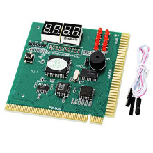 4 Digit PC Analyzer Diagnostic Post Card Motherboard Tester for ISA PCI Bus Mainboard Computer Motherboard Fault Display