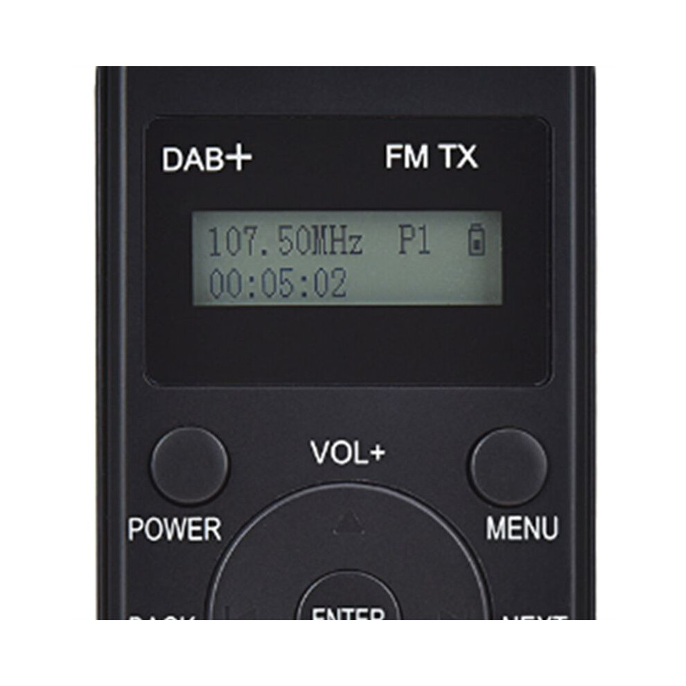 Portable Radio Pocket Fm Dab+ Digital Display Stereo Receiver Lcd Built-In Battery Earphone Support Calendar 6032827867515