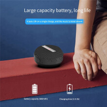 INWA Quick Display Speaker Portable Waterproof and Dustproof Outdoor Cycling Speaker - Black