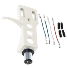 Cabezal Universal para Tocadiscos, Tocadiscos de FonóGrafo, Cabezal de Repuesto con 4 Cables Conductores para Tocadiscos, Rojo