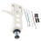 Universal Record Player Headshell Phonograph Turntable Replacement Headshell with 4X Lead Wires for Record Player Red 4