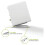 Speaker Support Base is Made for Tabletop Speaker Bottom Stand with Shock Absorption and Enhanced Sound Quality White 6