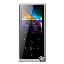 5.0 Lossless MP3 Music Player HiFi Portable Audio with FM/EBook/Recorder/MP4 Video Player(Silver Gray)