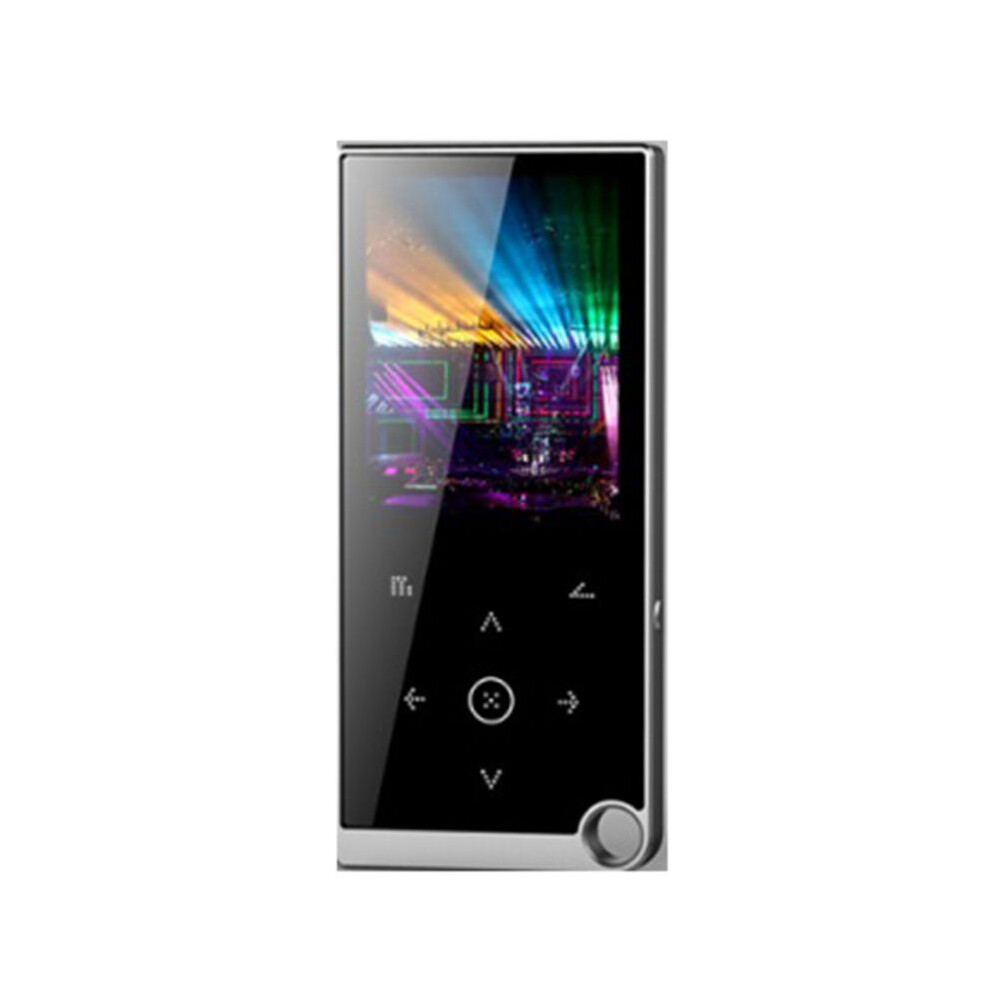 5.0 Lossless Mp3 Music Player Hifi Portable Audio With Fm/Ebook/Recorder/Mp4 Video Player( Gray) Silver/Gray 4712977910140