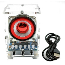 Speaker DIY Kits 5V LM386 4ohm 5W Luidsprekerversterker Productiekit Lespraktijk met Niveau-Indicator