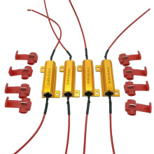 4pcs LED Indicator Ballast Load Resistor Flash Rate Relay Turn Signal Bulbs 50W 6 Ohm Load Resistor