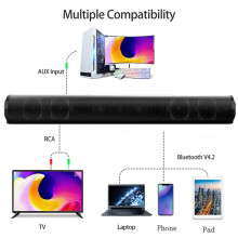 Wireless Sound Bar Speaker System Wired Wireless Surround Stereo Sound Speaker for Home Theater TV Projector