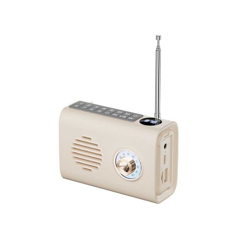 Portable Fm Radio Outdoor Solar Radio Speaker With Colorful Support Handsfree Call -A Light 6033789867049