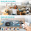 Portable CD Player,  CD Player with Speakers Rechargeable CD Player ASP LCD Display with AUX Cable for Car 7
