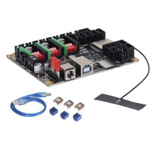 Laser Engraver Mainboard, Laser Engraver Control Module MKS DLC32 V2.1 32 Bit ESP32 WiFi GRBL DIY Universal Main Board