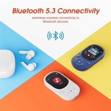 32GB Clip MP3 Player Portable Music Player Mp3 Mp4 Player with FM Radio Recording Pedometer for Kids-
