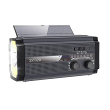 Emergency Weather Radio Hand Crank Solar Radio Portable AM/FM/NOAA Radio with 5 Charging Modes Cell Phone Charger
