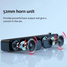 Portable Sound Bar Computer Speakers AUX Wired Wireless Speaker PC/TV Home Theater System 4D Stereo Surround-A