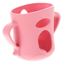 Baby Bottle Handles Silicone Holder Universal Fit Wide and Standard Neck Non Slip Ergonomic Grip
