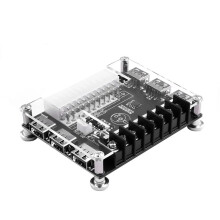 24 Pin/20Pin ATX Netzteil Breakout Board Modul Adapter Stromanschluss UnterstüTzung 12V -12V 5V 5VSB 3,3V mit GehäUse