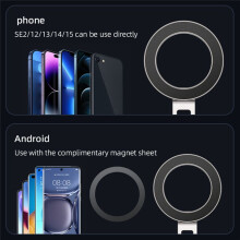 Magnetic Foldable Phone Holder 360 Rotation Magnetic Phone Holder for Car Magnets Car Phone Holder