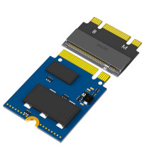 M.2 NVME M-Key B+M 2230 Till 2242 FöRläNgningsadapterfäSten SSD Soild Hard Disk Converter Frame för StationäR Dator