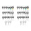 42Pcs Terminals Removal Key Tools Set for Car, Auto Electrical Wiring Crimp Connector Pin Extractor Puller Remover 1