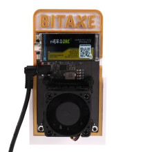 Per Bitaxe Gamma601 Bitcoins Miner Solo Miner 1.2TH/S BM1370 Chip ASIC 2.4G WiFi Sistema Aperto 18W BTC Crypto Miner SPINA UK