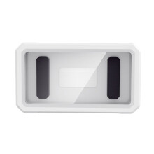 Shower Phone Holder Waterproof 360 Rotation Adjustable Phone Case Holder Anti-Fog Wall Phone Mount Stand Cover White