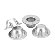 4 pezzi di tappi in alluminio per coprimozzo di mozzo ruota per AXIAL 1/6 SCX6 JLU, colore argento