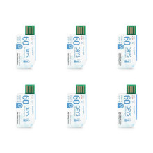 6 Stück TempU05s USB-Temperaturdatenlogger, 60 Tage Einmalgebrauch, Temperaturanalysator, PDF-Bericht, USB-Temperaturlogger