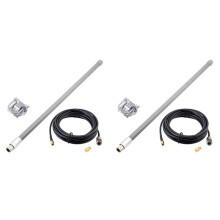 2X 12dBi 868MHz 915MHz Optimised Tuned Helium Omni Miner Fiberglass Aerial Antenna N-Male 550mm Fiberglass Antenna Kit