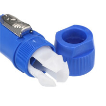 60Pcs 3 PIN AC Powercon Connector Male Plug NAC3FCA NAC3FCB AC Cable 20A 250V Power Plug Adapter for Stage Light(A)