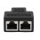 2 Port RJ45 Splitter Adapter LAN Network Ethernet Extender Connector Plug Lot 5pcs 8