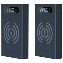 2X DIY 5X18650 Power Bank Case Detachable Battery Charge Storage Box Shell CX5 with LED Lighting Without Battery