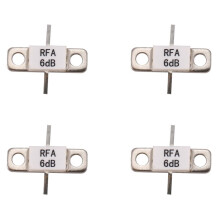 4X 6DB ATTENUATORS FLANGED 100 Watt 6 DB 100W-6DB RFP 100W-6DB 100Watt -3.0 Ghz RFP 100W-6DB RFR 6-100