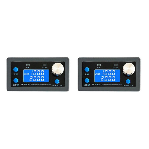 2X ZK-SMC01 Stepper Motor Driver and Controller  5-30V Reverse Pulse Speed Control Board Programmable PLC Serial